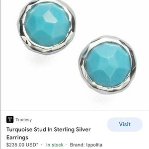 Ippolita sterling silver turquoise studs